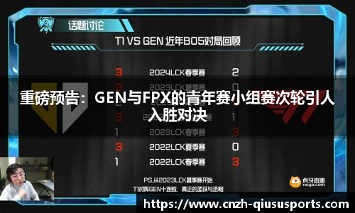 重磅预告：GEN与FPX的青年赛小组赛次轮引人入胜对决